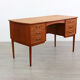 Bureau en teck, années 1960
