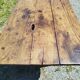Large rustic farmhouse table bobbin legs