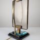 Att. Pietro Chiesa Table Lamp for Fontana Arte in Glass and Brass