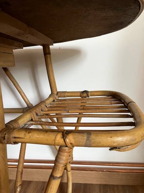 Rattan desk