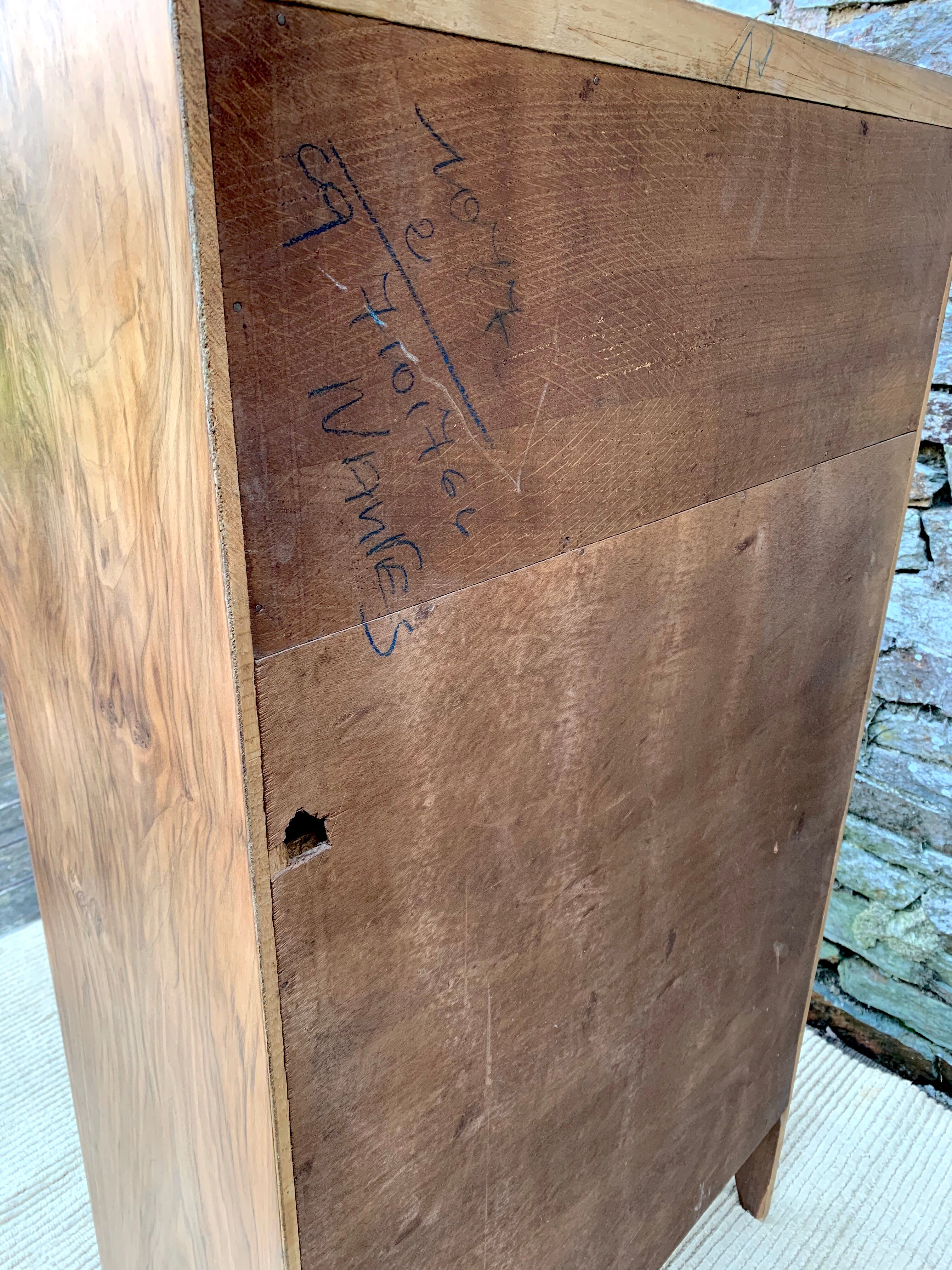 Vintage writing desk in rosewood