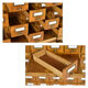 Large wooden apothecary cabinet with 96 drawers