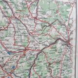 Old Burgundy map Taride edition 1920