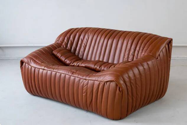 Sandra Set by Annie Hieronimus for Cinna – Brown Cognac Leather