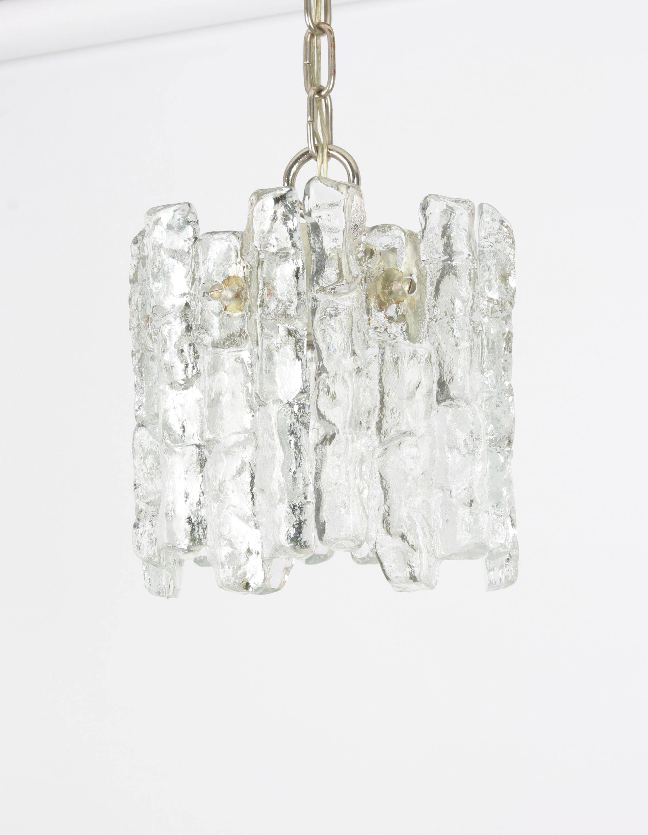 Glass Murano pendant by Kalmar, Austria, 1960s