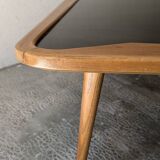 Table basse tripode forme libre, Charles Ramos, France, 1950