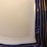 Series of 3 imperial porcelain trays Russia Kuznetsov