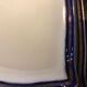 Series of 3 imperial porcelain trays Russia Kuznetsov