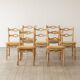 Henning Kjærnulf, dining chair (set of seven)