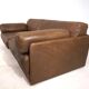 De Sede DS-76 leather double sofa bed, 1970