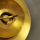 Danish hanging lamp in solid brass from the 1970s.