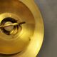 Danish hanging lamp in solid brass from the 1970s.