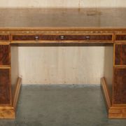 David Linley Burr walnut chest of drawers for light restoration.