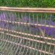 Vintage rattan bench from the 60s
