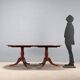 Table ancienne en acajou en 3 sections, Royaume-Uni, XIXe siècle