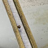 Vintage barber triptych mirror