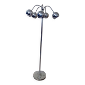 Floor lamp with 5 arms of light from the 80s