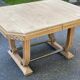 Table art déco extensible hexagonale 125cm