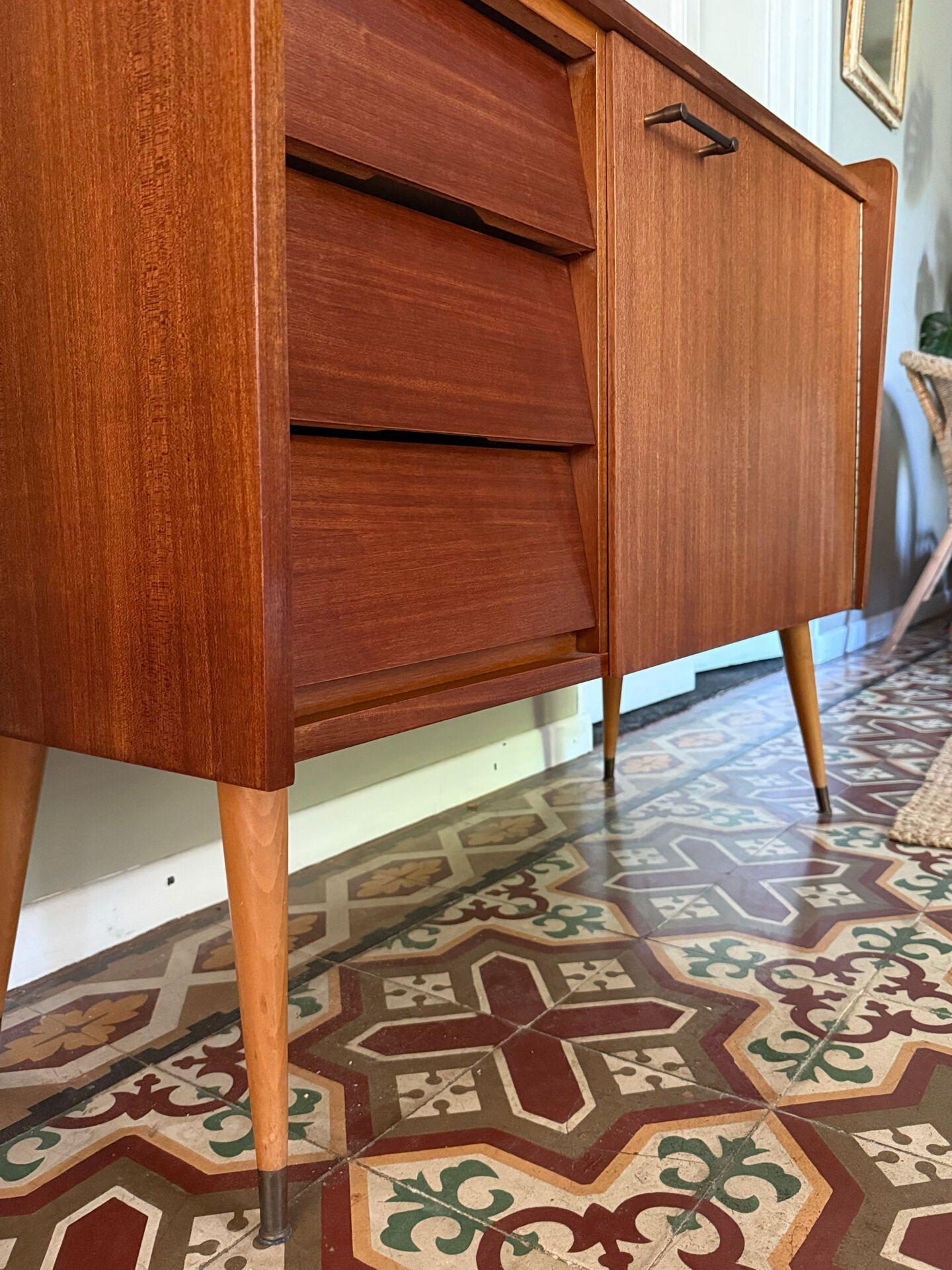 Scandinavian sideboard & functional Bernina machine