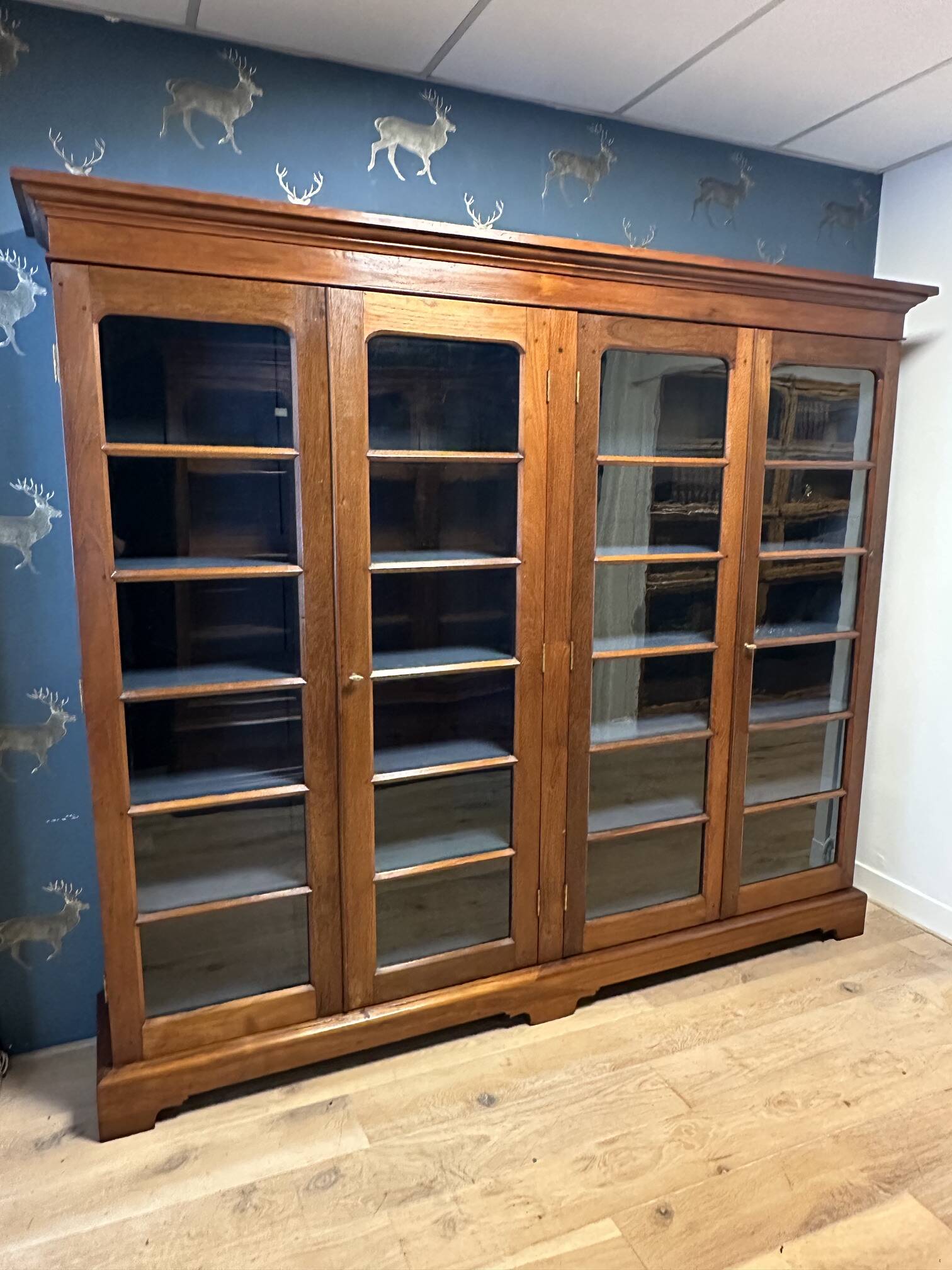 Large antique bookcase