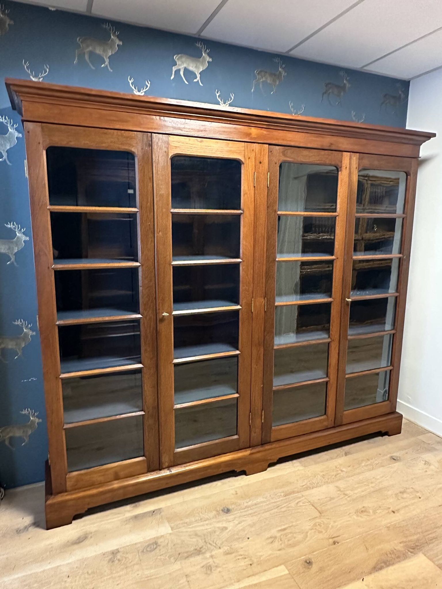Large antique bookcase