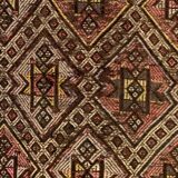 Large Vintage Turkish Kilim Rug 331x165 cm Wool Jajim Kelim