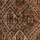 Large Vintage Turkish Kilim Rug 331x165 cm Wool Jajim Kelim