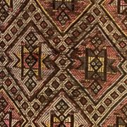 Large Vintage Turkish Kilim Rug 331x165 cm Wool Jajim Kelim