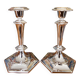 Pair of silver candlesticks
