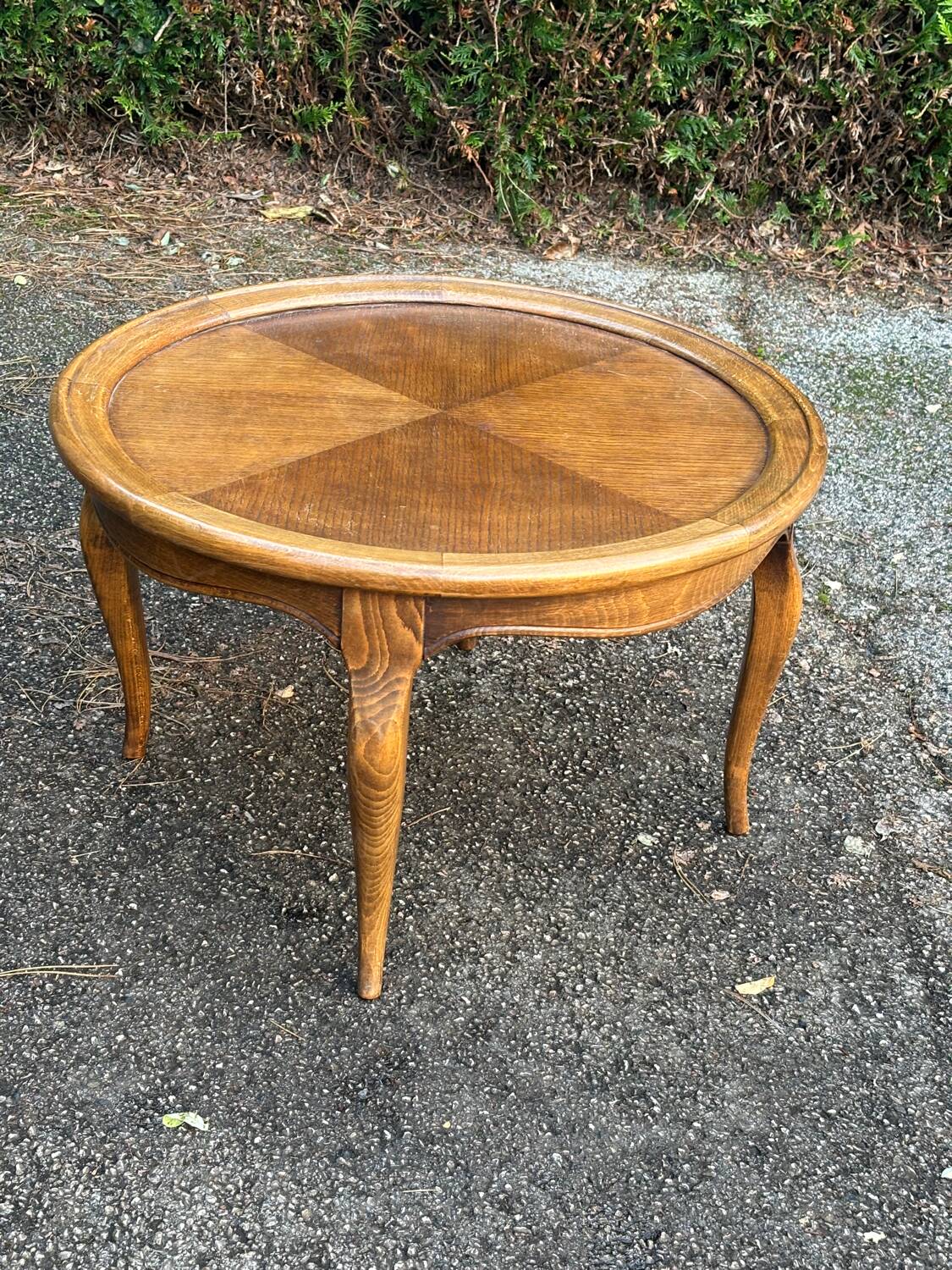 Louis XV style inlaid coffee table