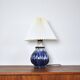 Glazed ceramic handmade Danish Mid-Century Modern Table Lamp