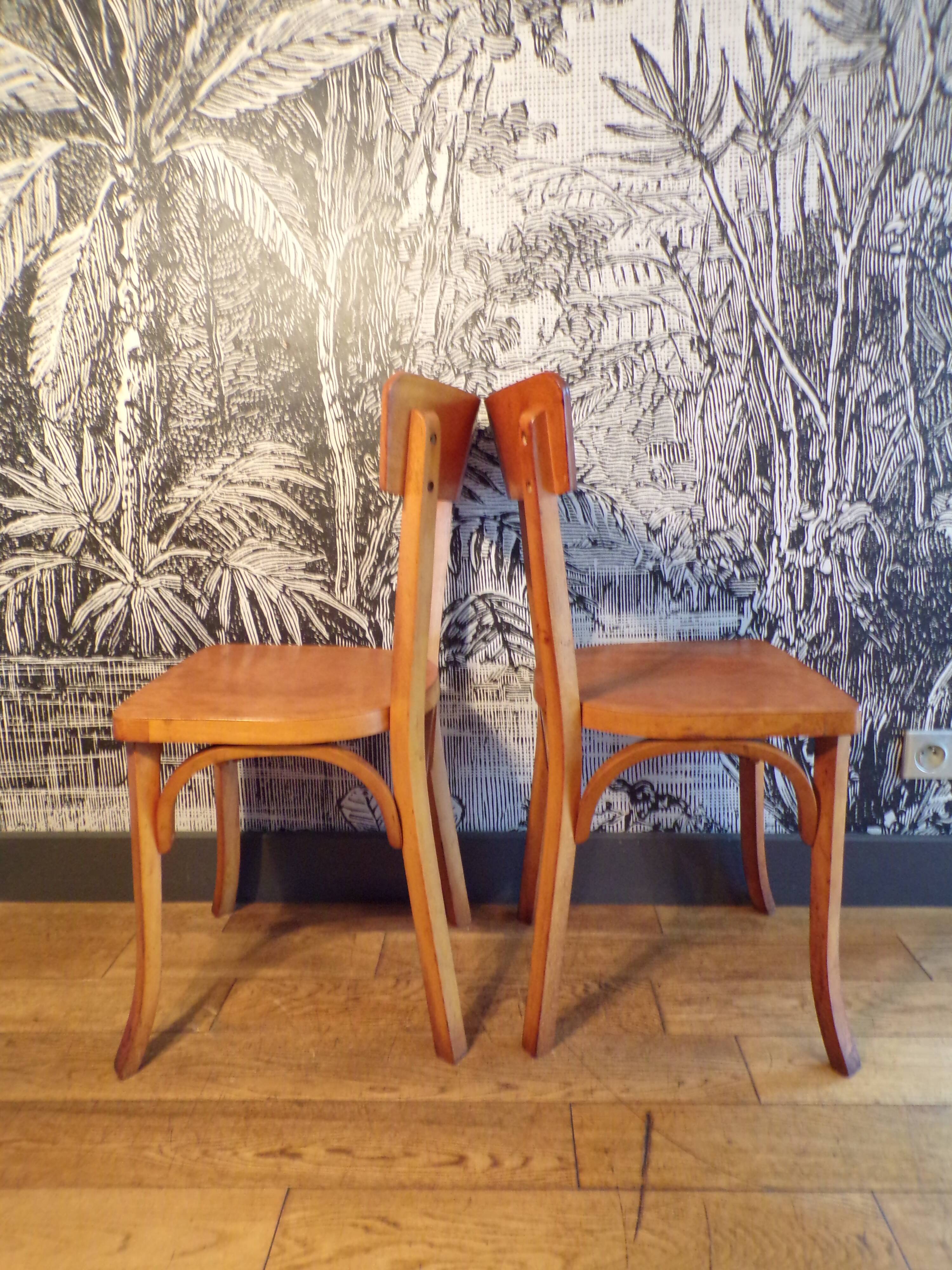 Pair of Luterma bistro chairs