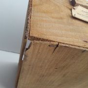 Caisse bois laiterie Charentes