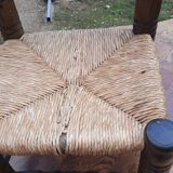 Chaise basse campagnarde