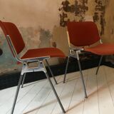Pair of chairs Dsc 106 by Giancarlo Piretti for Castelli