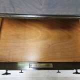 Console Art Déco en noyer des années 1940