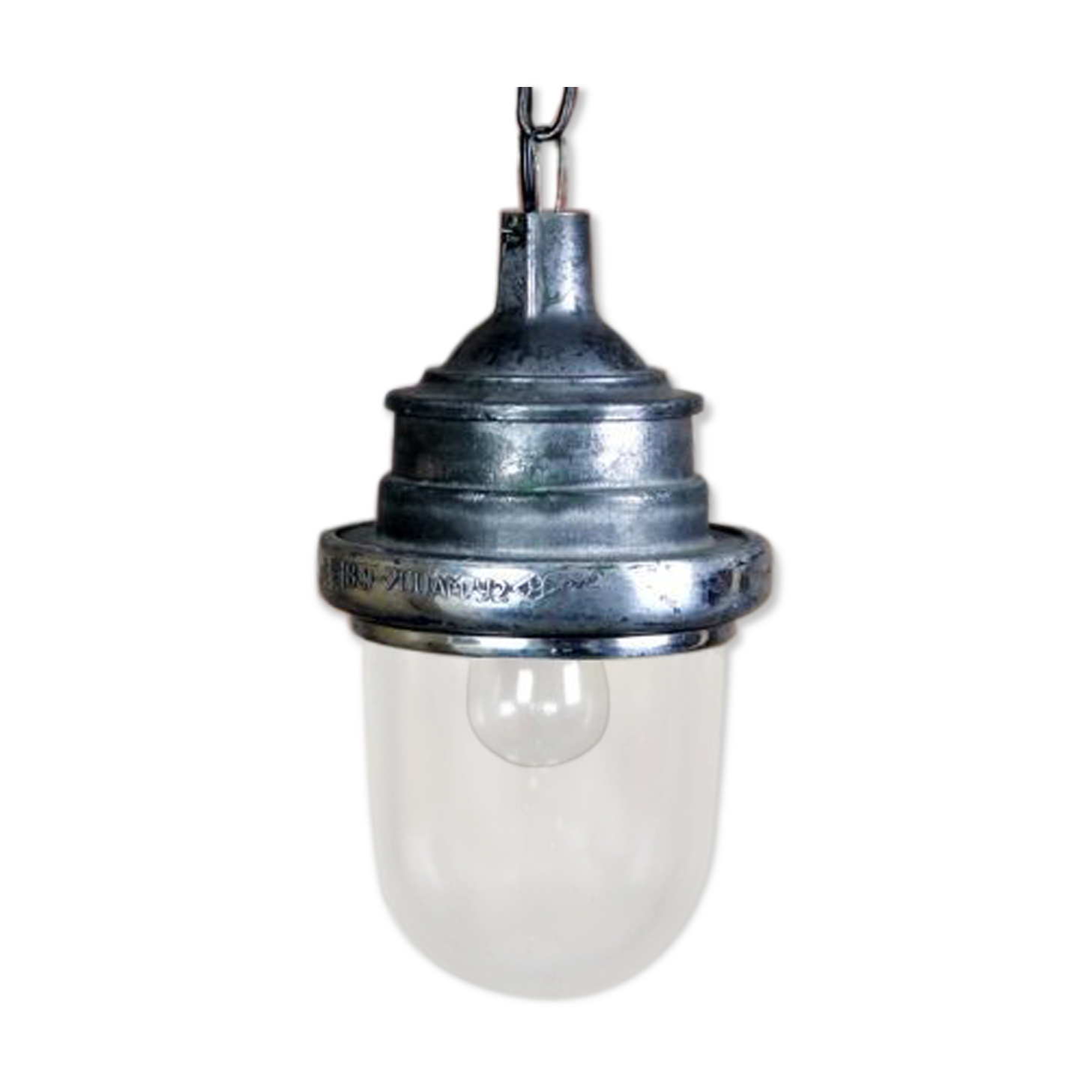 Industrial soviet union aluminum lamp