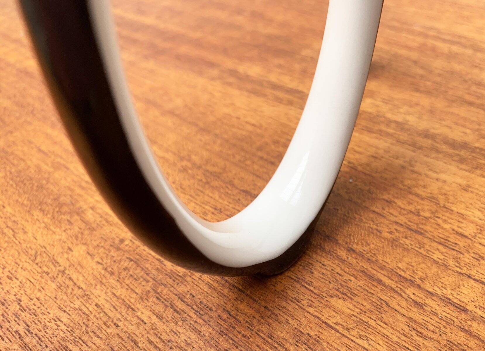 Sculptural porcelain vase from mid-century Germany by Lindner.