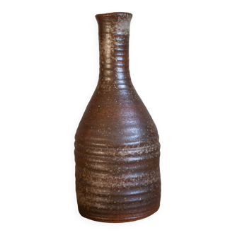 Sandstone vase from Fontgombault Abbey, decorative vase, flower pot, collection, 70's