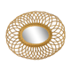 Oval wicker mirror, 60x50cm