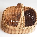 Old rattan basket