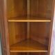 Corner bookshelf - Pentagon shape - Solid wood - 1980s - Richelieu