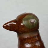 Bird-shaped pottery bottle from a modern Danish workshop, mid-century, 1960s.