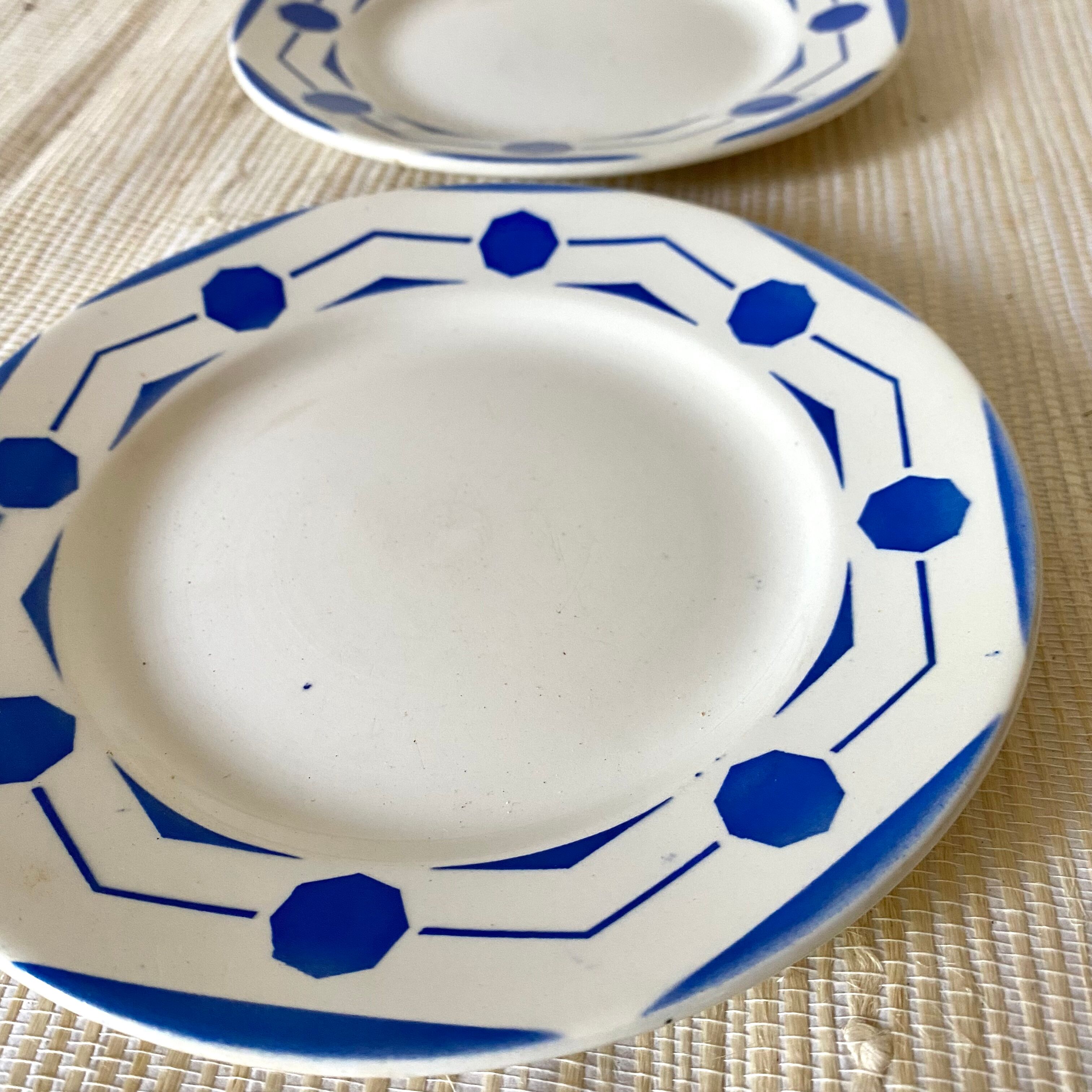 Digoin dessert plates model Chives