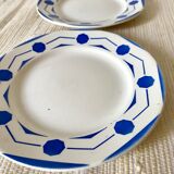 Digoin dessert plates model Chives