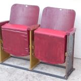 Vintage 1950s cinema chair