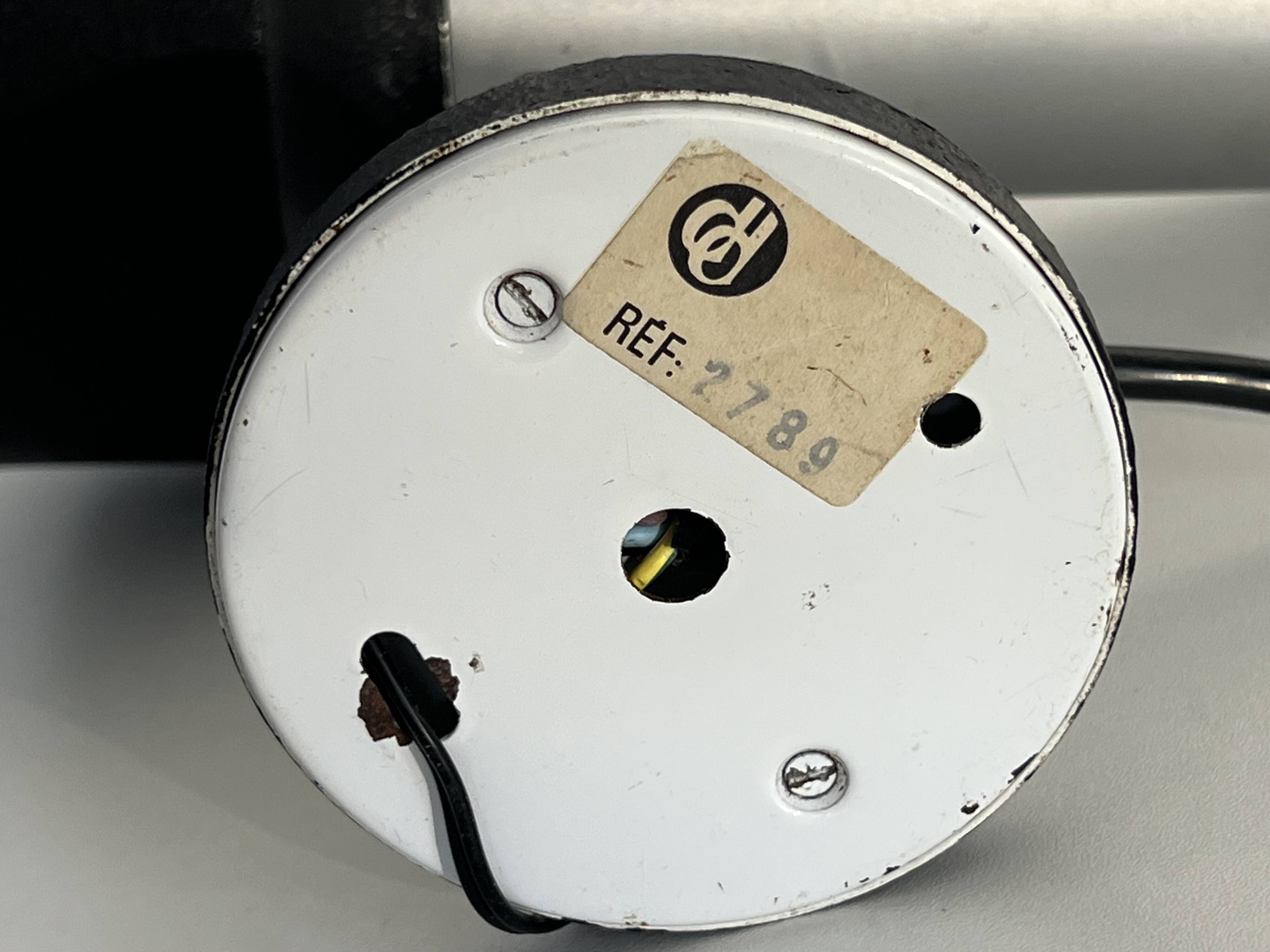 Pair of 50s Disderot Delmas spotlights in modernist style