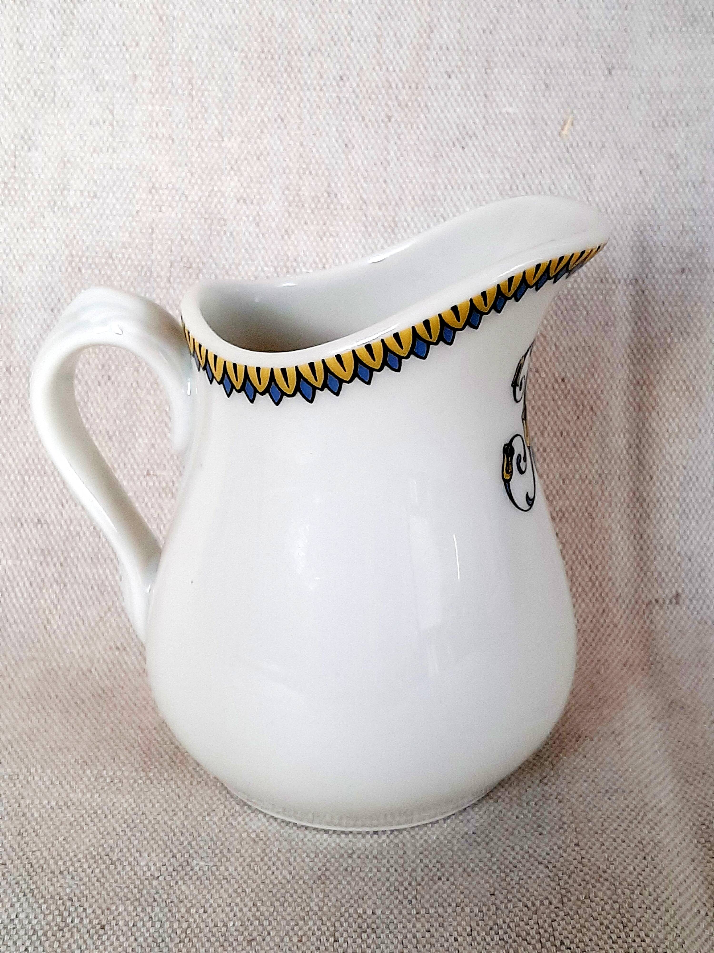 Haviland Limoges Monogrammed B Milk Jug