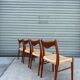 4 chaises danoises Arne Wahl Iversen