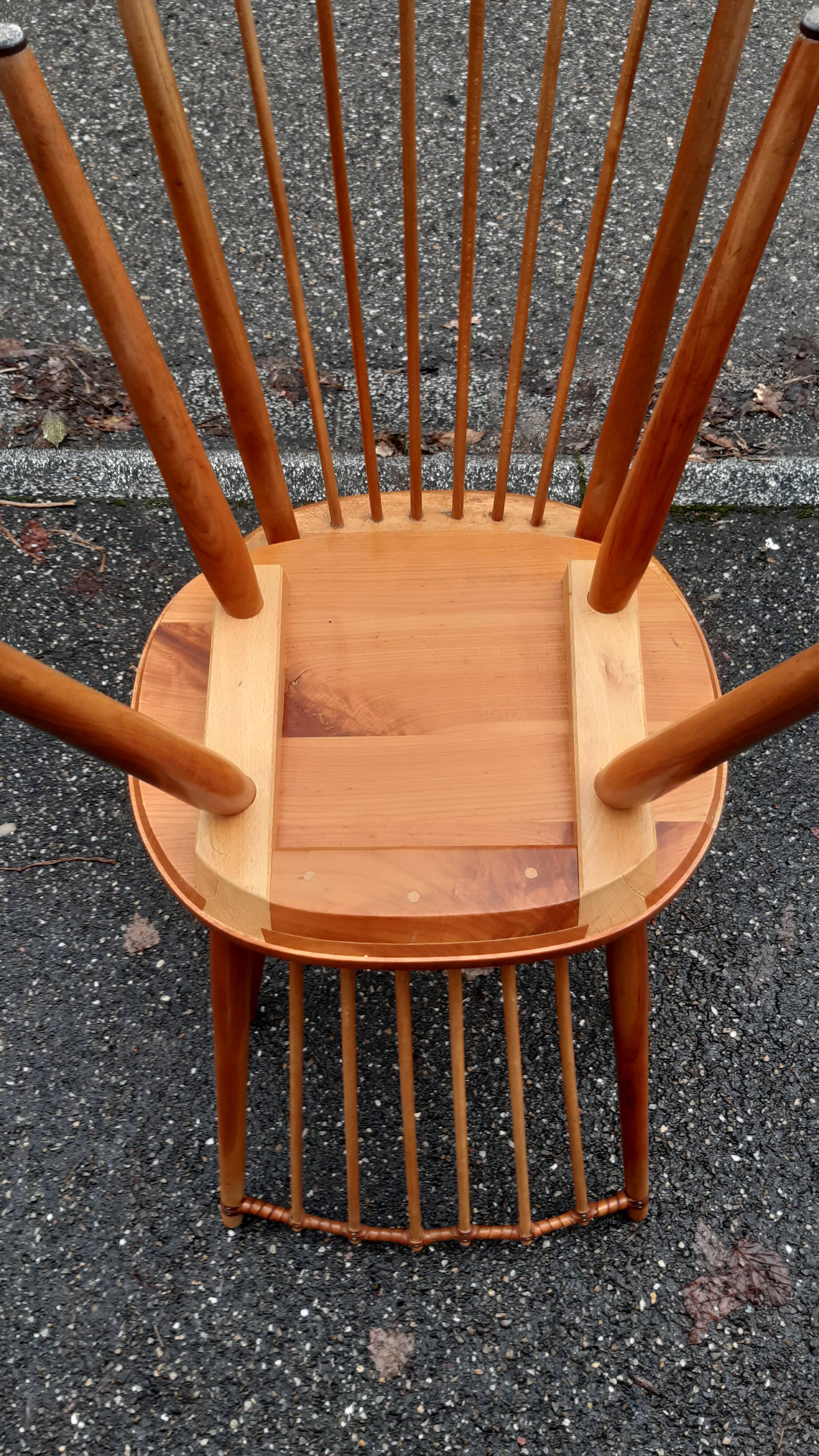 Chaises brutalistes,  déco de montagne, Albert Haberer